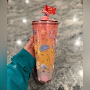 Starbucks 2025 Lunar New Year Snake Cup with Snake Straw